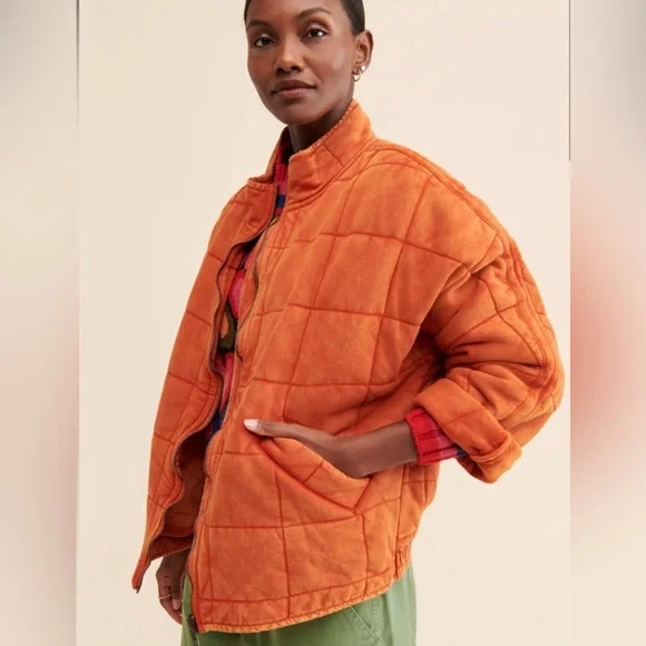 Free People Dolman Quilted Knit Jacket - Picture 7 of 13